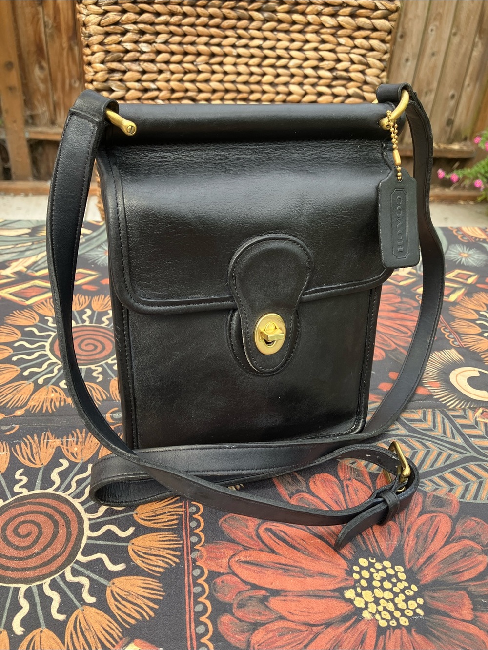 Vintage Black Coach Murphy 9050 Crossbody